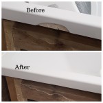 Broken bath edge repair in south west london
